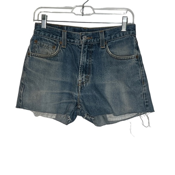 Levi’s Authorized Vintage 28 denim cutoff shorts